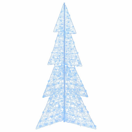 Julgran med 240 LED-lampor Kall Vit 180 cm Akryl