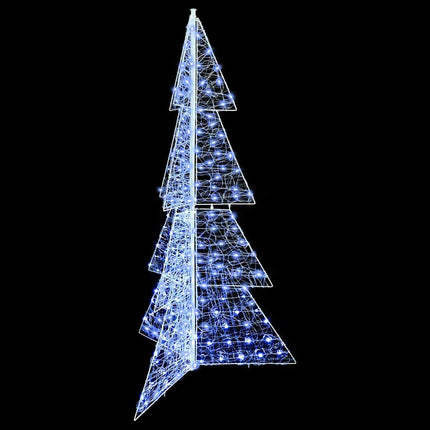 Julgran med 240 LED-lampor Kall Vit 180 cm Akryl