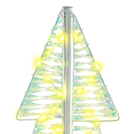 Julgran med 100 LED-lampor Varmvit 120 cm PET