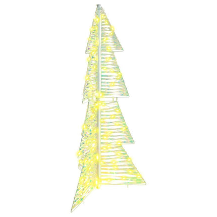 Julgran med 100 LED-lampor Varmvit 120 cm PET