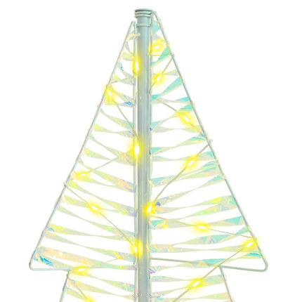 Julgran med 160 LED-lampor Varmvit 150 cm PET
