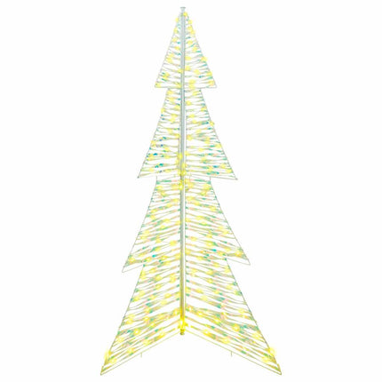 Julgran med 240 LED-lampor Varmvit 180 cm PET