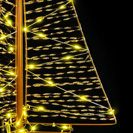 Julgran med 100 LED-lampor Varmvit 120 cm PET