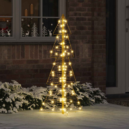 Julgran med 100 LED-lampor Varmvit 120 cm PET