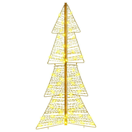 Julgran med 100 LED-lampor Varmvit 120 cm PET