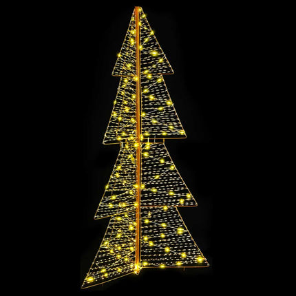 Julgran med 160 LED-lampor Varmvit 150 cm PET