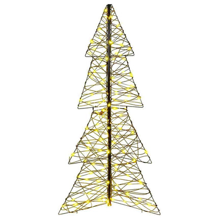 Julgran med 160 LED-lampor Varmvit 150 cm Rotting