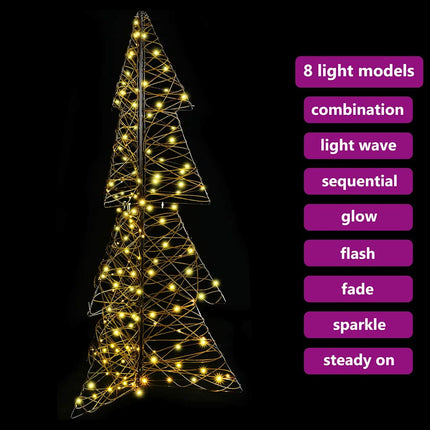 Julgran med 160 LED-lampor Varmvit 150 cm Rotting