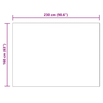 Fuskfäll matta TAFALLA Beige 160 x 230 cm Polyester