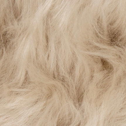 Fuskfäll matta TAFALLA Beige 200 x 280 cm Polyester