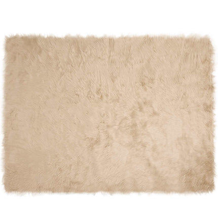 Fuskfäll matta TAFALLA Beige 240 x 340 cm Polyester
