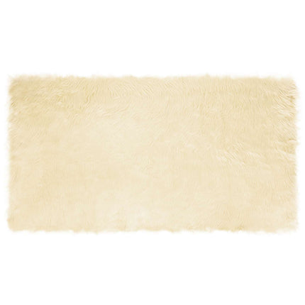 Fuskfäll matta TAFALLA Gräddvit 80 x 150 cm Polyester