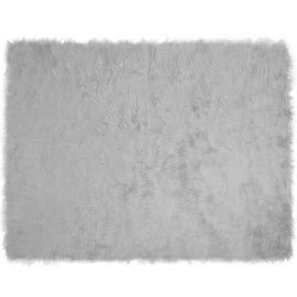 Fuskfäll matta TAFALLA Grå 240 x 340 cm Polyester