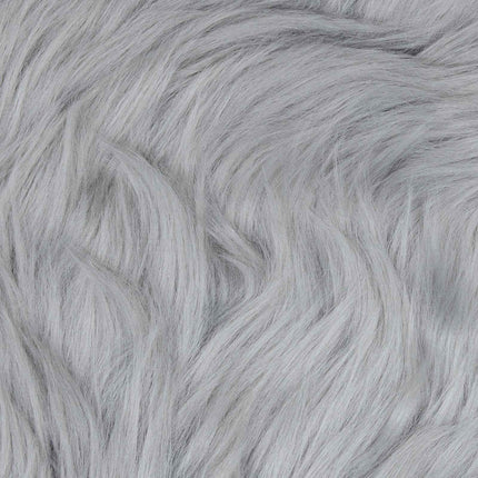 Fuskfäll matta TAFALLA Grå Ø 80 cm Polyester