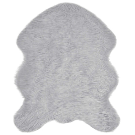 Fuskfäll matta TAFALLA Grå 50 x 80 cm Polyester