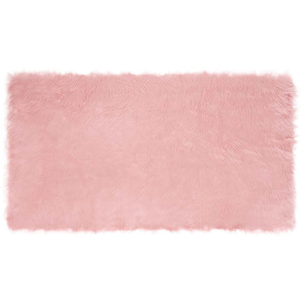 Fuskfäll matta TAFALLA Rosa 60 x 110 cm Polyester