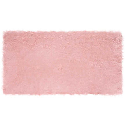 Fuskfäll matta TAFALLA Rosa 80 x 150 cm Polyester