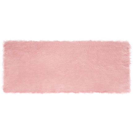 Fuskfäll matta TAFALLA Rosa 80 x 200 cm Polyester