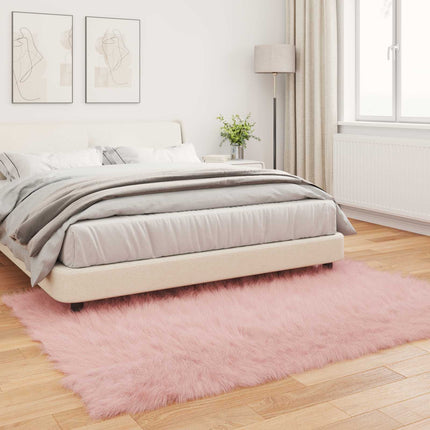 Fuskfäll matta TAFALLA Rosa 160 x 230 cm Polyester