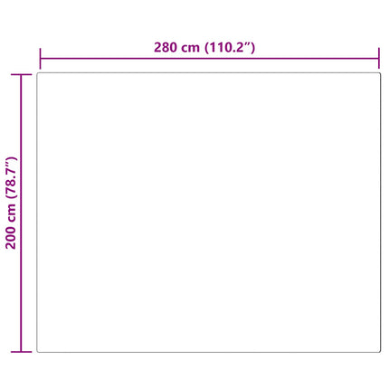 Fuskfäll matta TAFALLA Rosa 200 x 280 cm Polyester
