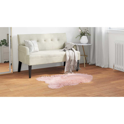 Fuskfäll matta TAFALLA Rosa 60 x 90 cm Polyester