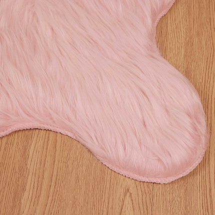Fuskfäll matta TAFALLA Rosa 80 x 120 cm Polyester
