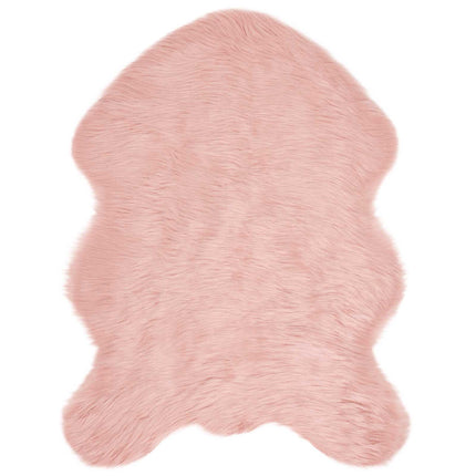 Fuskfäll matta TAFALLA Rosa 80 x 120 cm Polyester