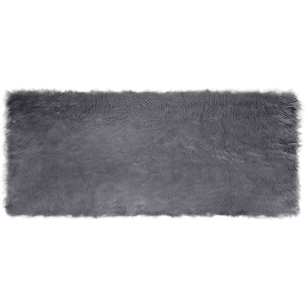 Fuskfäll matta TAFALLA Antracit 80 x 200 cm Polyester