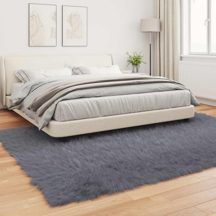Fuskfäll matta TAFALLA Antracit 200 x 280 cm Polyester