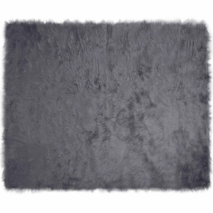 Fuskfäll matta TAFALLA Antracit 240 x 340 cm Polyester