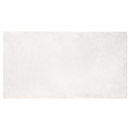 Halkfri matta i konstgjord kaninfäll OLITE Vit 60 x 110 cm
