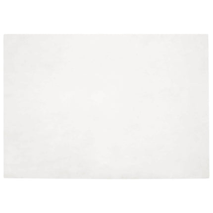 Halkfri matta i konstgjord kaninfäll OLITE Vit 160 x 230 cm