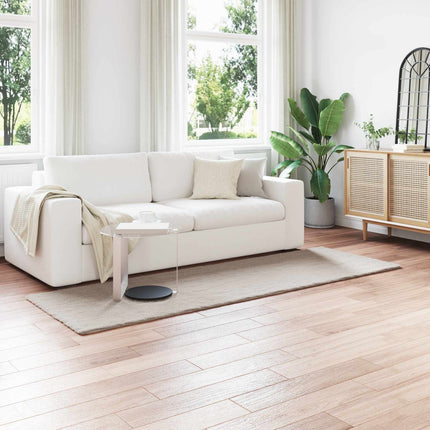 Halkfri matta i konstgjord kaninfäll OLITE Beige 80 x 250 cm