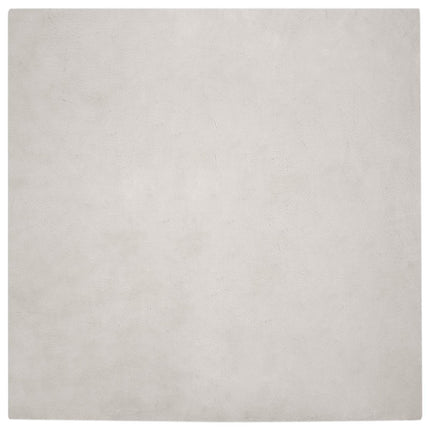 Halkfri matta i konstgjord kaninfäll OLITE Beige 240 x 240 cm