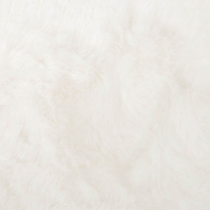 Halkfri matta i konstgjord kaninfäll OLITE Gräddvit Polyester