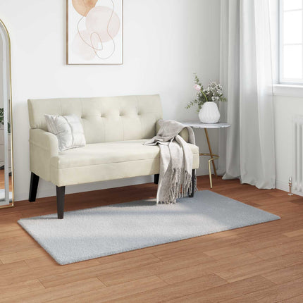 Halkfri matta i konstgjord kaninfäll OLITE Grå 60 x 110 cm