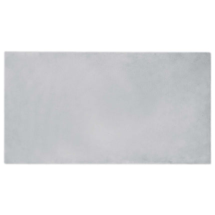 Halkfri matta i konstgjord kaninfäll OLITE Grå 80 x 150 cm