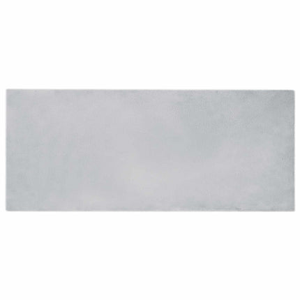 Halkfri matta i konstgjord kaninfäll OLITE Grå 80 x 200 cm