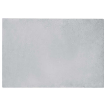 Halkfri matta i konstgjord kaninfäll OLITE Grå 120 x 170 cm
