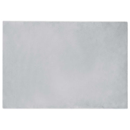 Halkfri matta i konstgjord kaninfäll OLITE Grå 160 x 230 cm