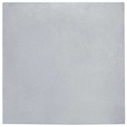 Halkfri matta i konstgjord kaninfäll OLITE Grå 200 x 200 cm