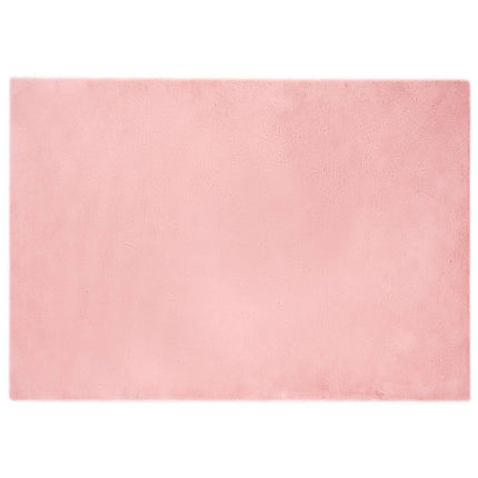 Halkfri matta i konstgjord kaninfäll OLITE Rosa 160 x 230 cm