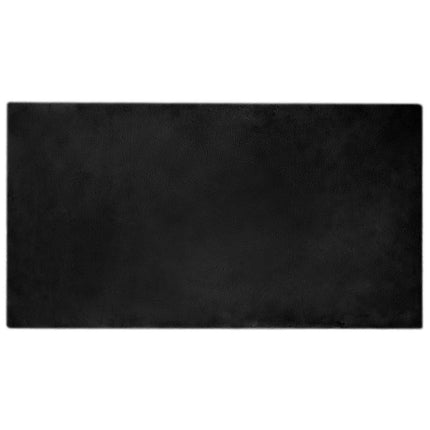 Halkfri matta i konstgjord kaninfäll OLITE Svart 60 x 110 cm