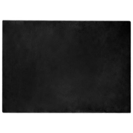 Halkfri matta i konstgjord kaninfäll OLITE Svart 200 x 280 cm