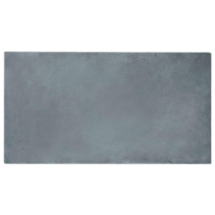 Halkfri matta i konstgjord kaninfäll OLITE Antracit 60 x 110 cm