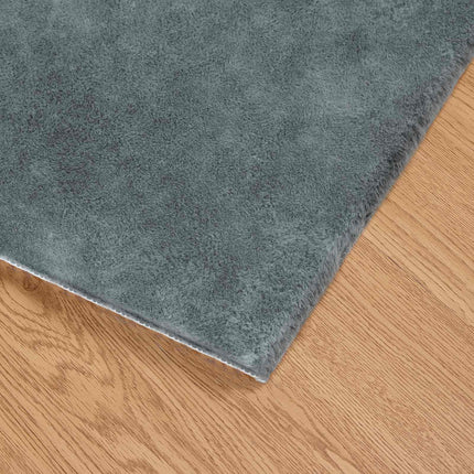 Halkfri matta i konstgjord kaninfäll OLITE Antracit Polyester