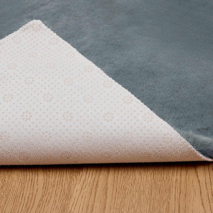 Halkfri matta i konstgjord kaninfäll OLITE Antracit Polyester