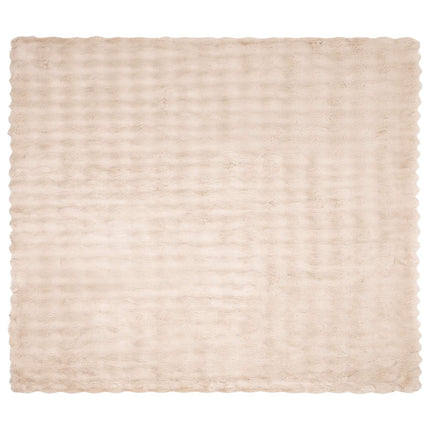 Halkfri filt i konstgjord kaninfäll Olite Beige 130 x 150 cm