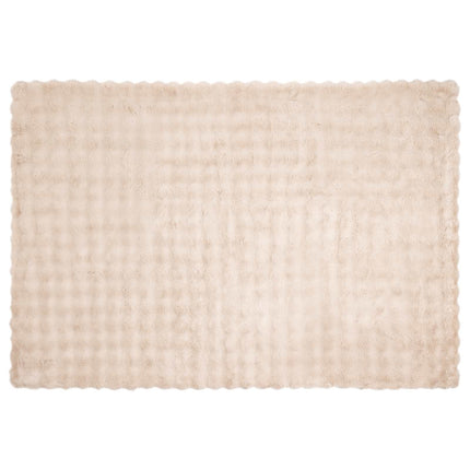 Halkfri filt i konstgjord kaninfäll Olite Beige 150 x 220 cm