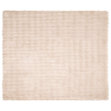 Halkfri filt i konstgjord kaninfäll Olite Beige 220 x 240 cm